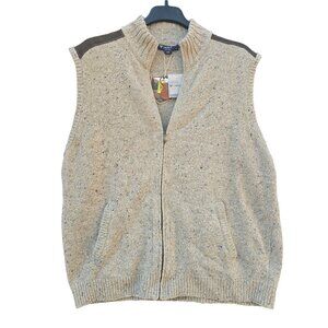 Cremieux XXL National Park Collection Merino Wool/Alpaca Blend Sweater Vest